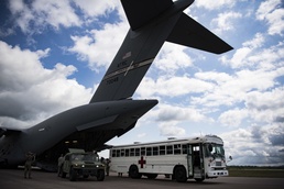 Patriot Warrior 2019 participants conduct training scenario at Minneapolis Air Reserve Station