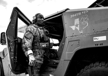 Patriot Warrior 2019 participants conduct training scenario at Minneapolis Air Reserve Station