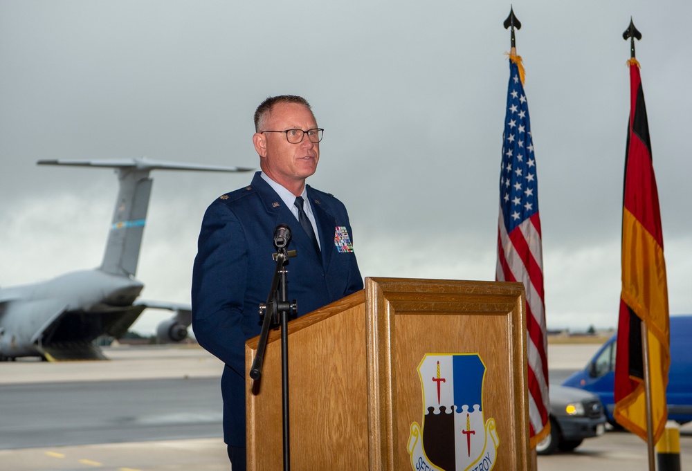 726th AMS Change of Command