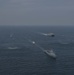 U.S. Navy and Coast Guard Sail in formation with the Malaysian Navy and Coast Guard