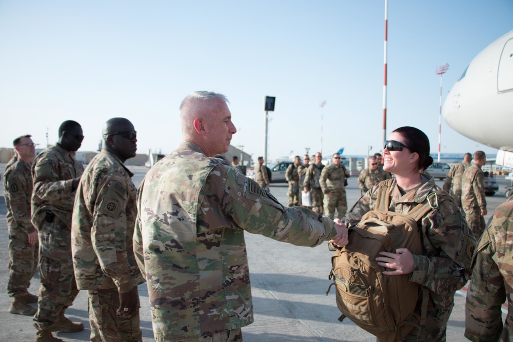 103d ESC Main Body Arrives In Kuwait