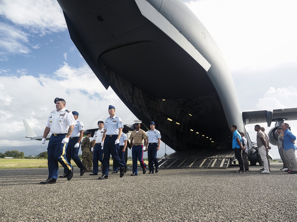 DPAA Solomon Islands Repatriation Ceremony