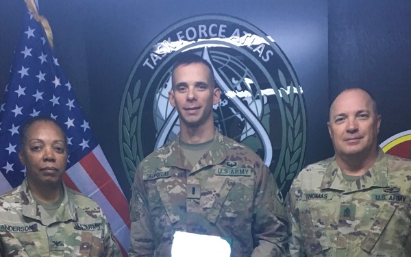 Georgelas Promoted to First Lieutenant