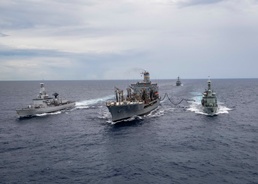 USNS Patuxent (T-AO 201) Replenishes SNMG1 Forces