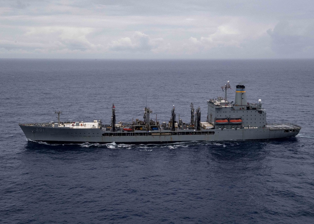 USNS Patuxent (T-AO 201) Transits the Atlantic Ocean