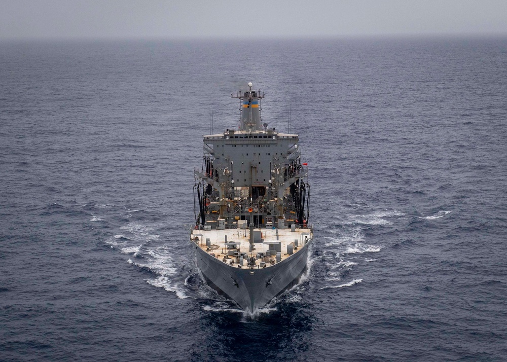 USNS Patuxent (T-AO 201) Transits the Atlantic Ocean