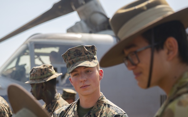 U.S. Marines participate in the Darwin Military Museum Community Day