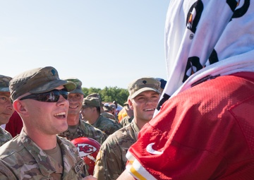 Kansas City Chiefs host military appreciation day at training camp