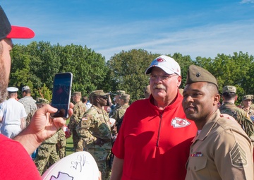 Kansas City Chiefs host military appreciation day at training camp