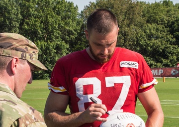 Kansas City Chiefs host military appreciation day at training camp