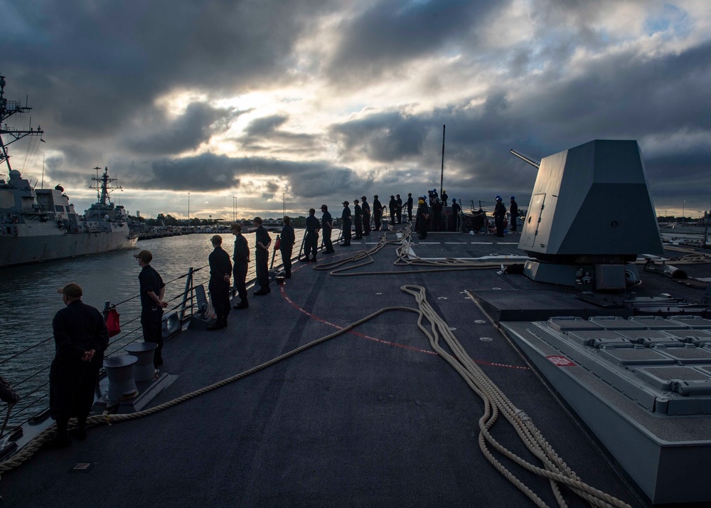 USS Gridley Visits Naval Station Norfolk
