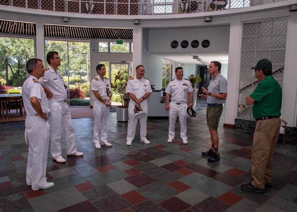 SNMG1 Leadership Tours the Norfolk Botanical Gardens