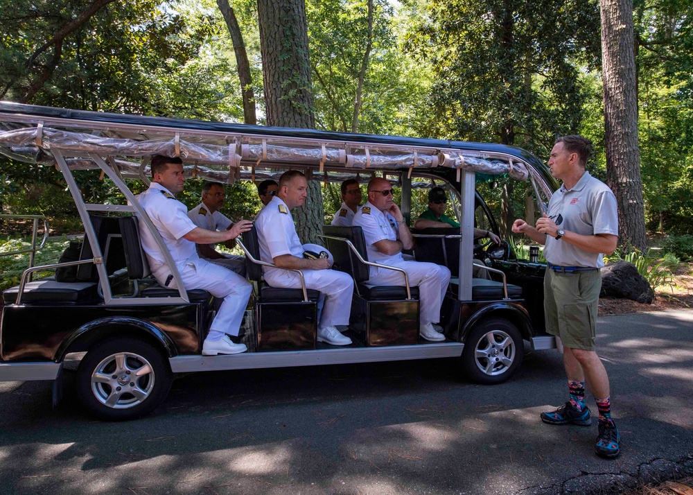 SNMG1 Leadership Tours the Norfolk Botanical Gardens
