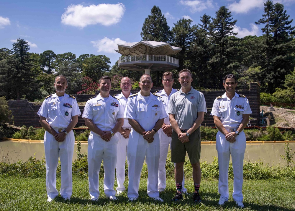 SNMG1 Leadership Tours the Norfolk Botanical Gardens