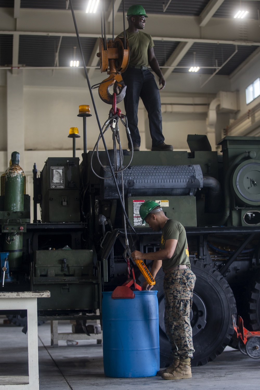 I can fix that | Marines with MTM Co. conduct corrective maintenance on a retrieval system