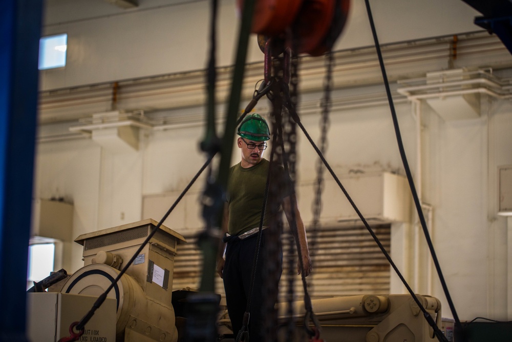 I can fix that | Marines with MTM Co. conduct corrective maintenance on a retrieval system