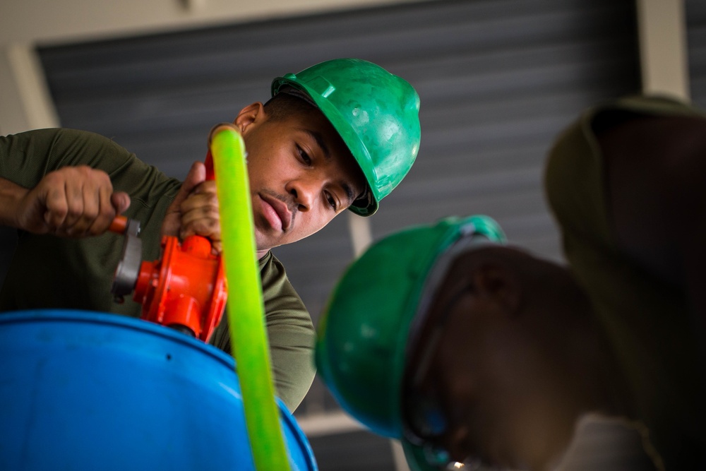 I can fix that | Marines with MTM Co. conduct corrective maintenance on a retrieval system
