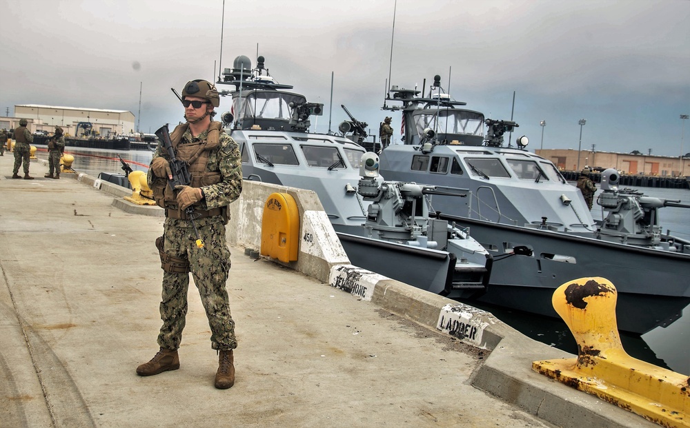 Coastal Riverine Force Conducts Maritime Infrastructure Protection Exercises During Unit Level Training