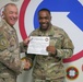 Lt. Holliday Receives Wartime Patch