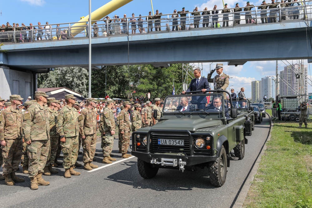 Multinational Soldiers support Polish Armed Forces Day