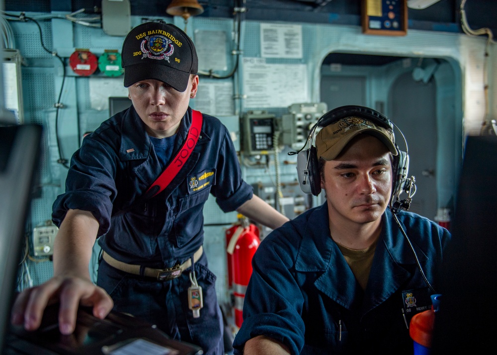 USS Bainbridge Deployment