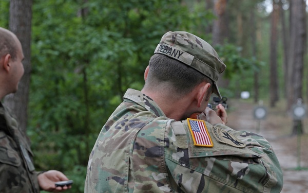 U.S. Soldiers train Poland's future defenders