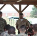 Sgt. Maj. Canley Sends Wisdom and Rounds Down Range