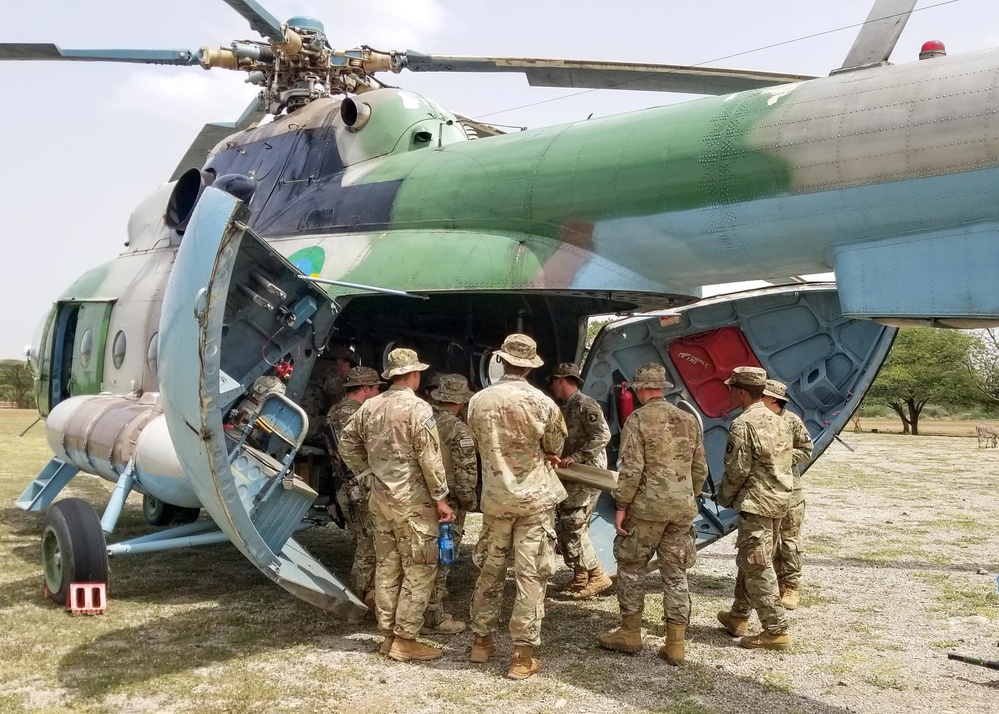 Justified Accord 2019 participants conduct casualty evacuation exercise