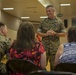 Col. James L. Shelton Jr. awards Lance Cpl. Braxton A. Goff with a Navy Achievement Medal