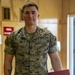 Col. James L. Shelton Jr. awards Lance Cpl. Braxton A. Goff with a Navy Achievement Medal