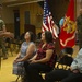 Col. James L. Shelton Jr. awards Lance Cpl. Braxton A. Goff with a Navy Achievement Medal