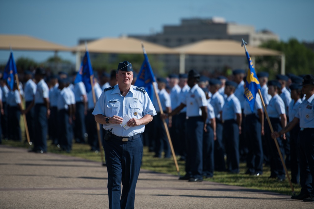 Lt. Gen. Webb visits JBSA-Lackland during immersion tour