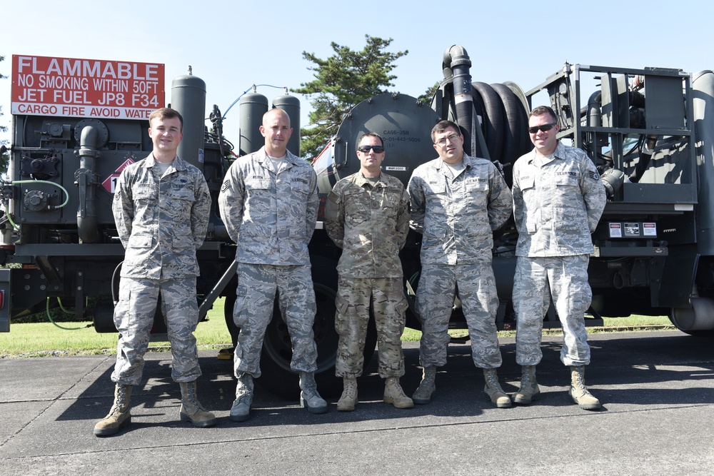 145th LRS Trains Under the Rising Sun