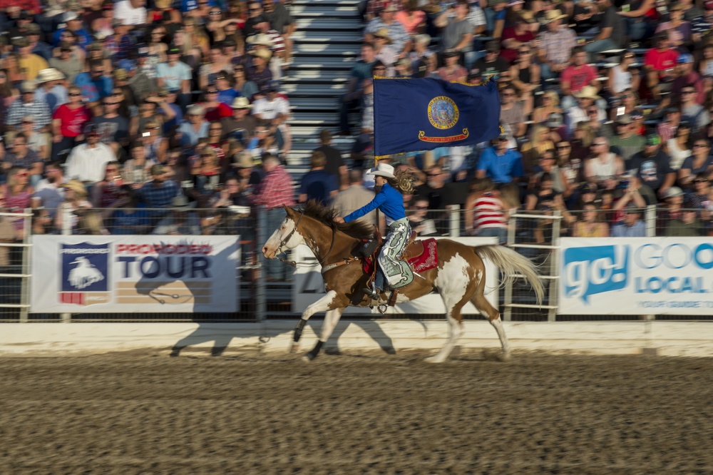 Patriots Night at 2019 Caldwell Night Rodeo
