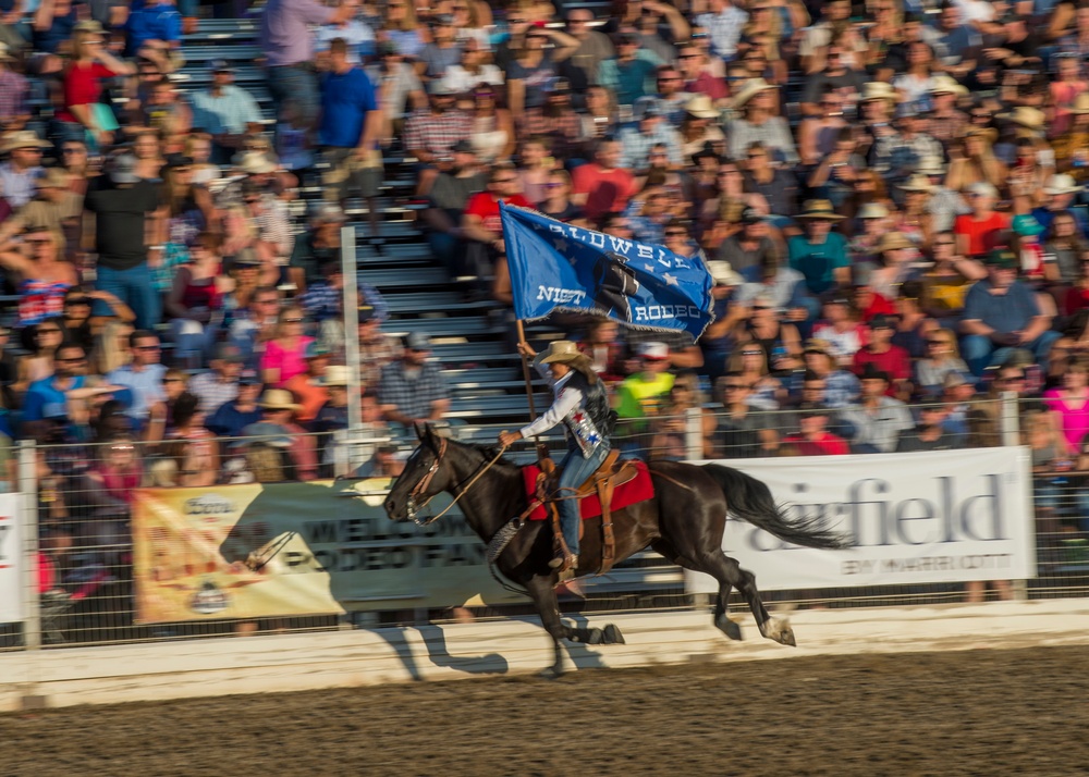 Patriots Night at 2019 Caldwell Night Rodeo