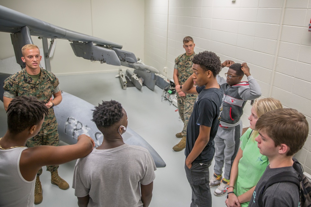 Future flyers fly to MCAS Cherry Point