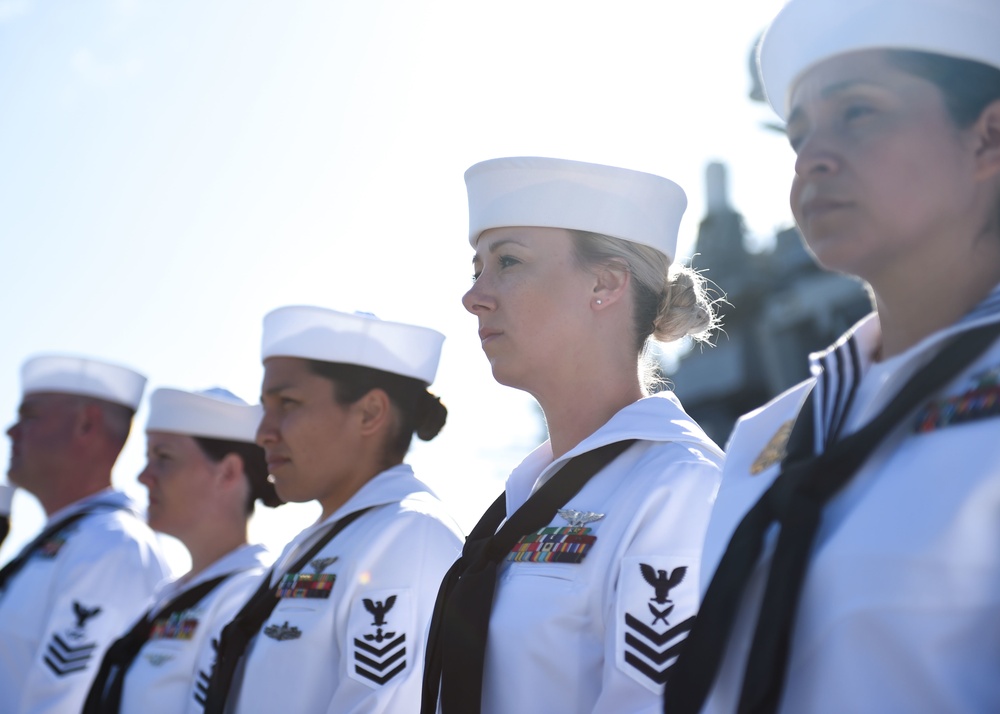 Future Chief Petty Officers Bring Battleship Missouri Memorial to Life