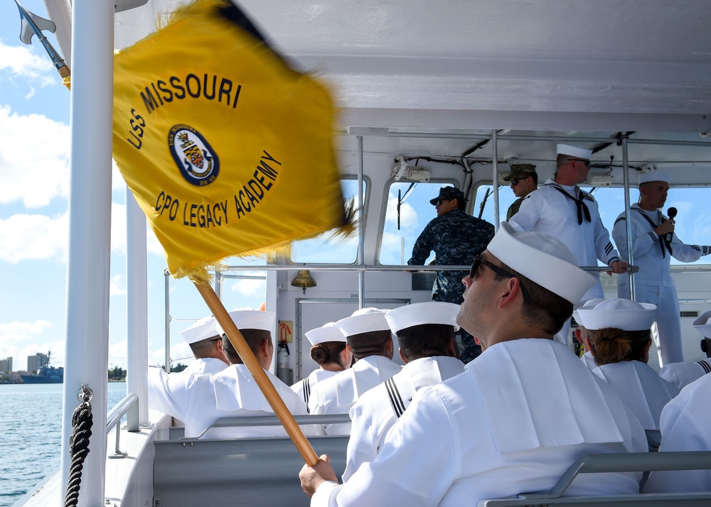 Future Chief Petty Officers Bring Battleship Missouri Memorial to Life