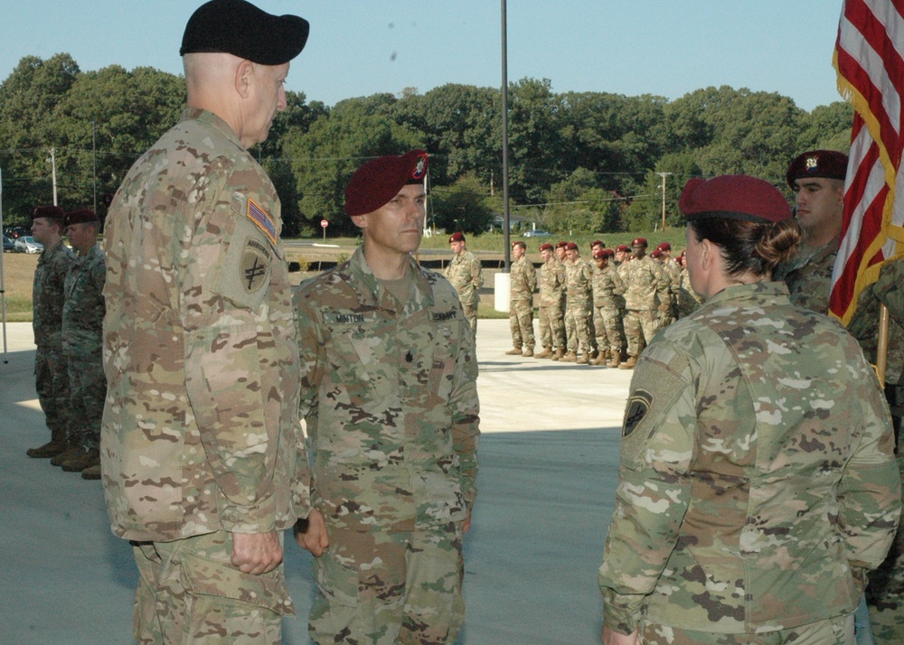 Army values took center stage at 450th Civil Affairs Battalion change of command ceremony