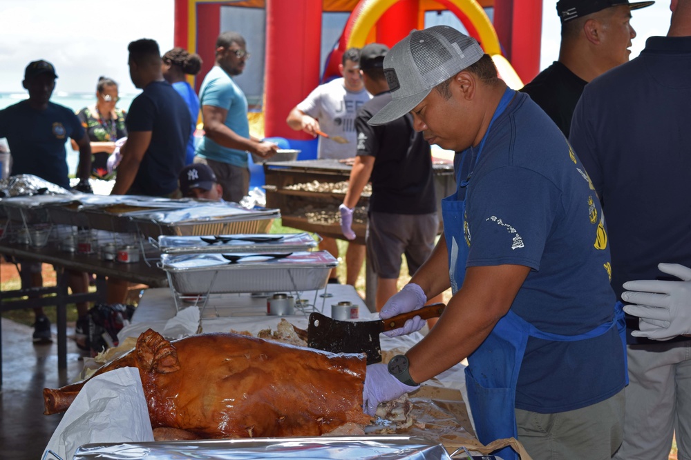 A Feast is Prepared for the NHCH Command Picnic