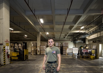 Rations for days | Rations Plt. set up palettes of unitized group rations