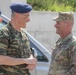 Chief of Hellenic Army LTG Georgios Kampas visits U.S. Army Europe headquarters.