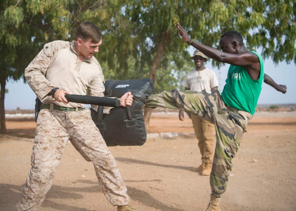U.S. military training Djiboutian soldiers