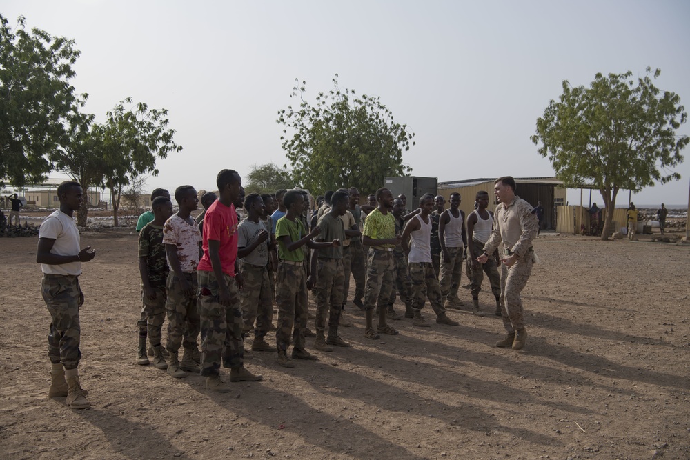 U.S. military training Djiboutian soldiers