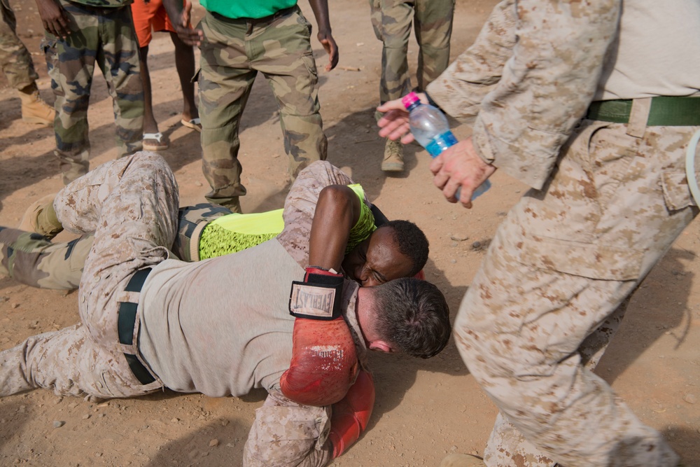 U.S. military training Djiboutian soldiers