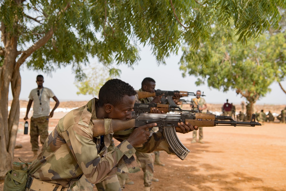 U.S. military training Djiboutian soldiers