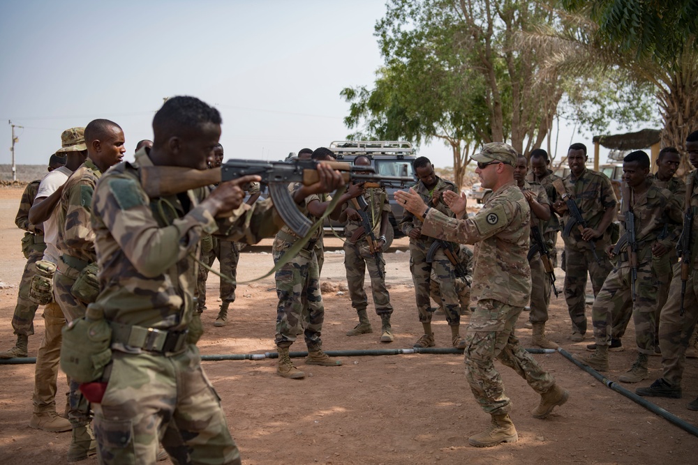 U.S. military training Djiboutian soldiers