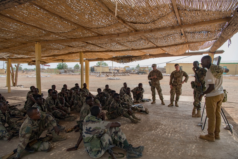 U.S. military training Djiboutian soldiers