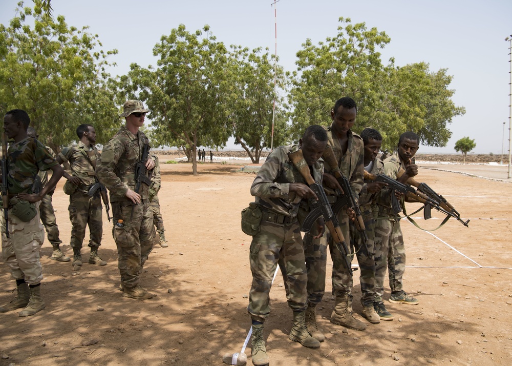 U.S. military training Djiboutian soldiers