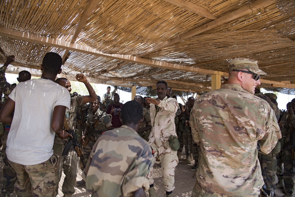U.S. military training Djiboutian soldiers